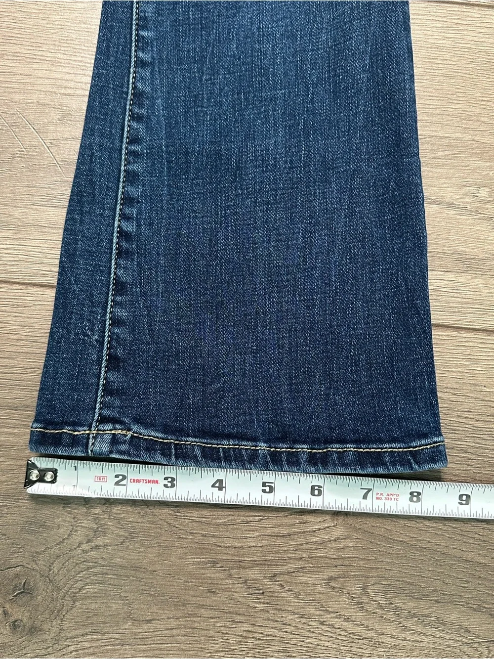 BKE Victoria 29” Mid Rise Boot Cut Stretch Blue Jeans Size 25